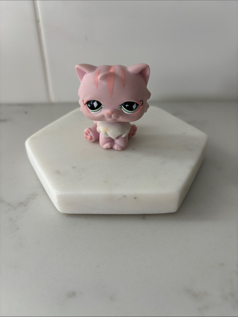 Littlest Pet Shop #460 Pink Cat